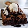 Hot Fudge Brownie $7.50